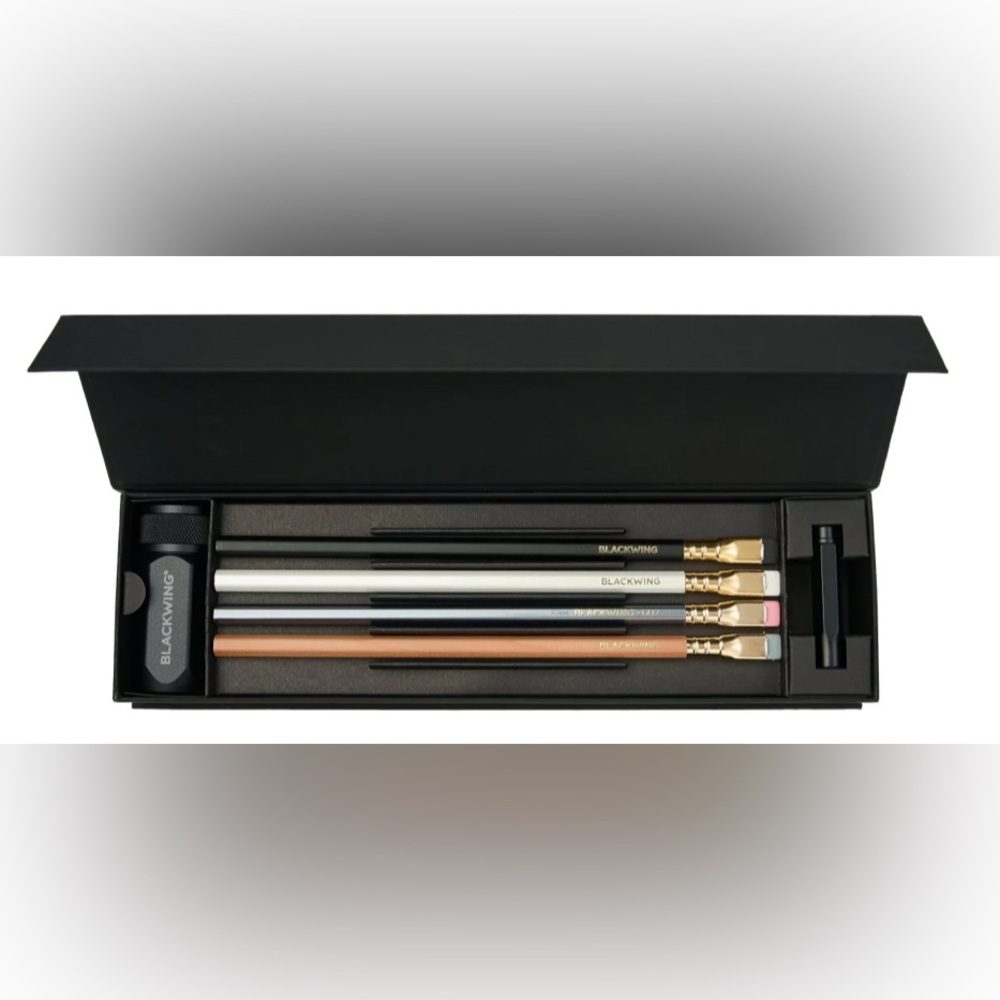NIB! MADE IN JAPAN! ULTIMATE PENCIL SET IN WOODEN BOX W/ 4 CREATORS, ARTISTS… - Picture 6 of 7